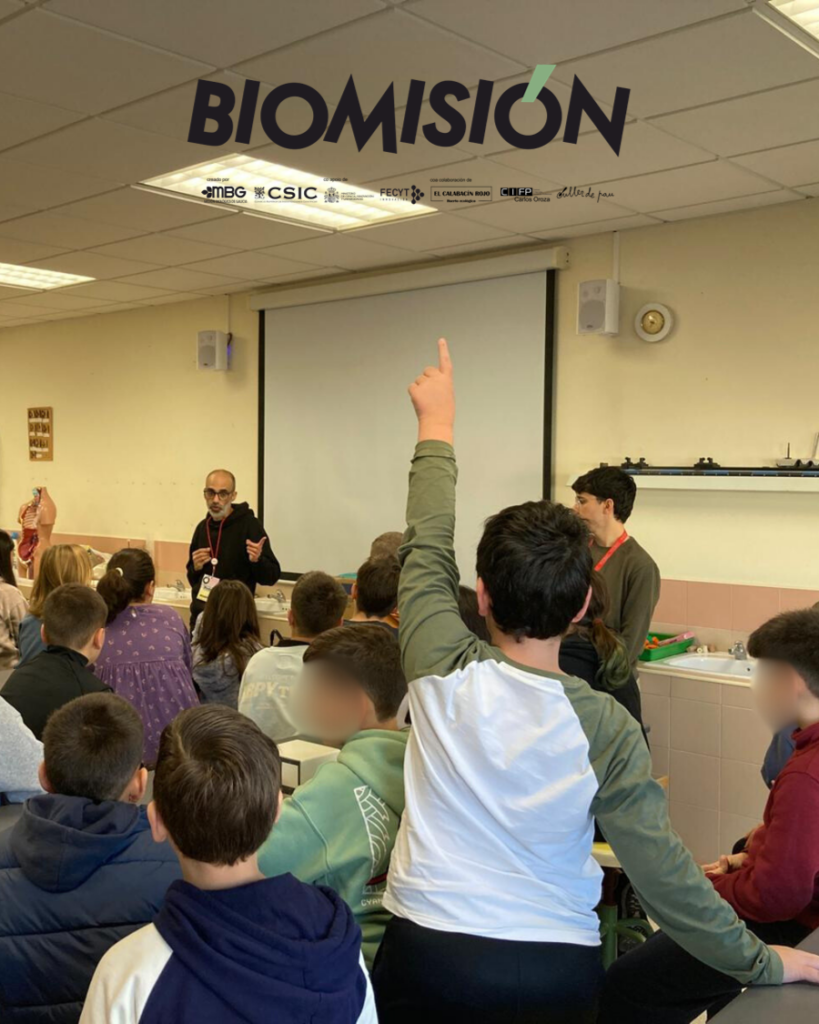 La MBG lleva a colegios actividades de divulgación escolar, como el proyecto BIOMISIÓN